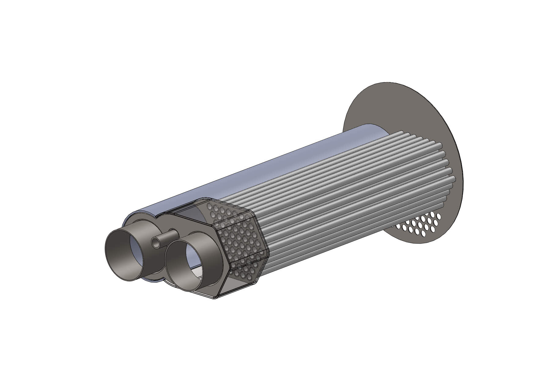 Boiler锅炉汽锅3D数模图纸 STEP格式